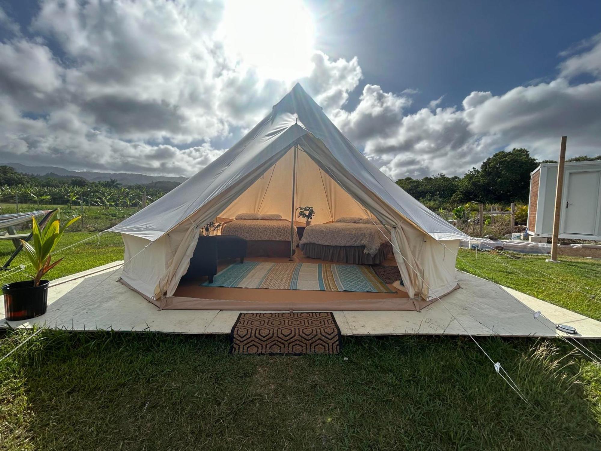 Maleka Farm: Tent Glamping North Shore Oahu Laie Esterno foto