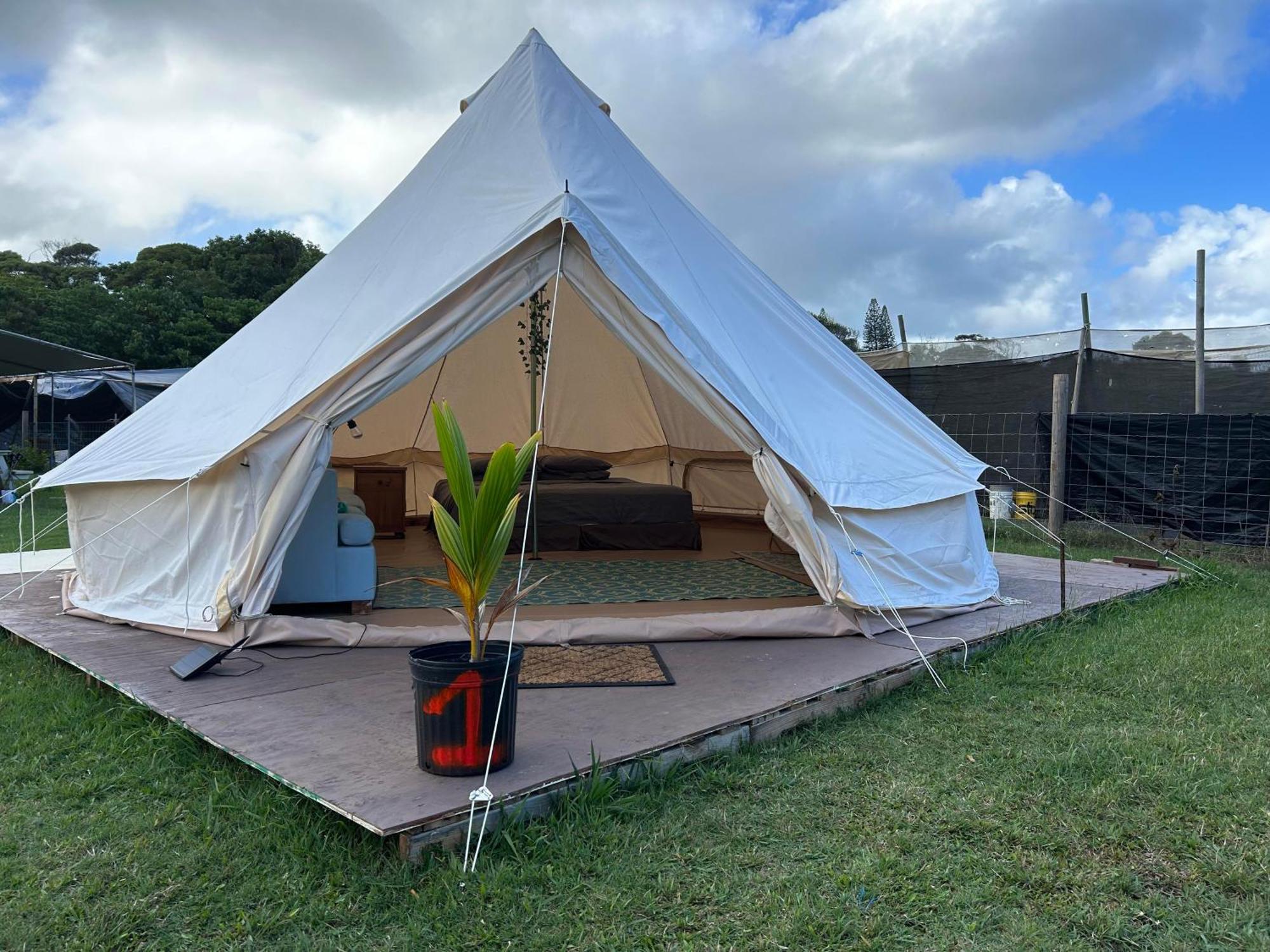 Maleka Farm: Tent Glamping North Shore Oahu Laie Esterno foto